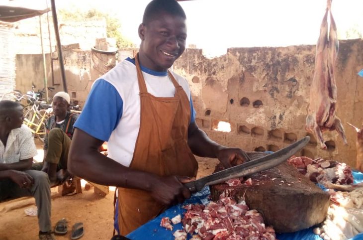 Abdou Rasmané Compaoré, étudiant et boucher