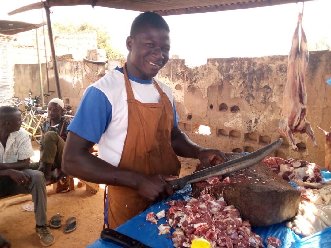 Abdou Rasmané Compaoré, étudiant et boucher