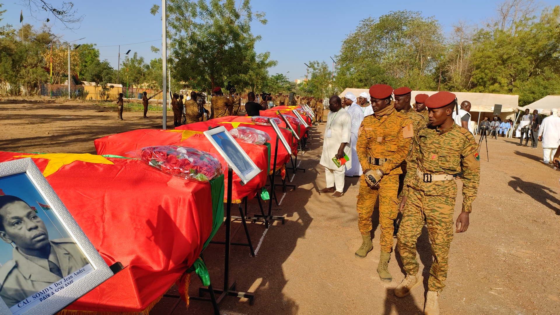 Burkina: Thomas Sankara réinhumé sur les lieux de son assassinat