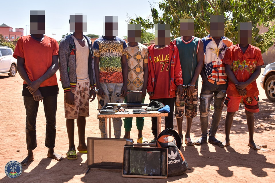 Burkina : Deux réseaux de présumés délinquants démantelés à Ouagadougou