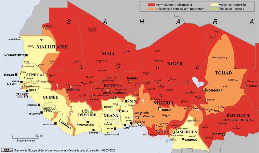 Burkina, Mali, Niger…: les Français invités à «quitter » ces zones du fait de la menace terroriste