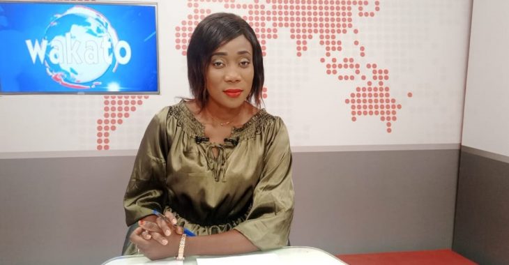Portrait: Sandrine Zougouri, présentatrice en langue mooré, journaliste sportive intrépide