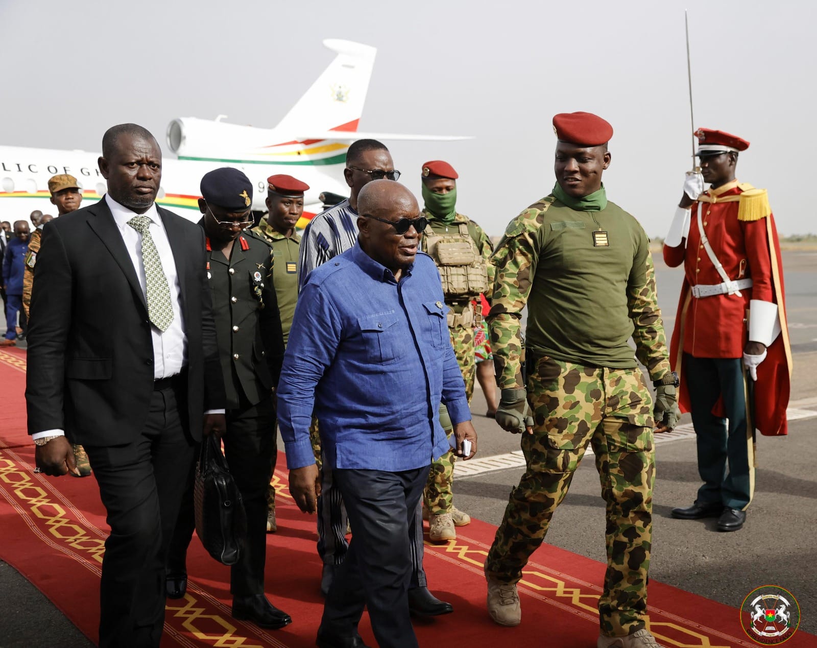 Burkina Faso: le Président ghanéen Nana AKUFO-ADDO à Ouagadougou