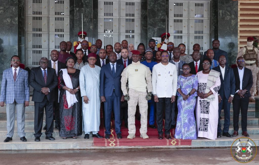 Situation sécuritaire : Le conseil de Paix et de Sécurité de l’Union africaine échange avec le Chef de l’Etat