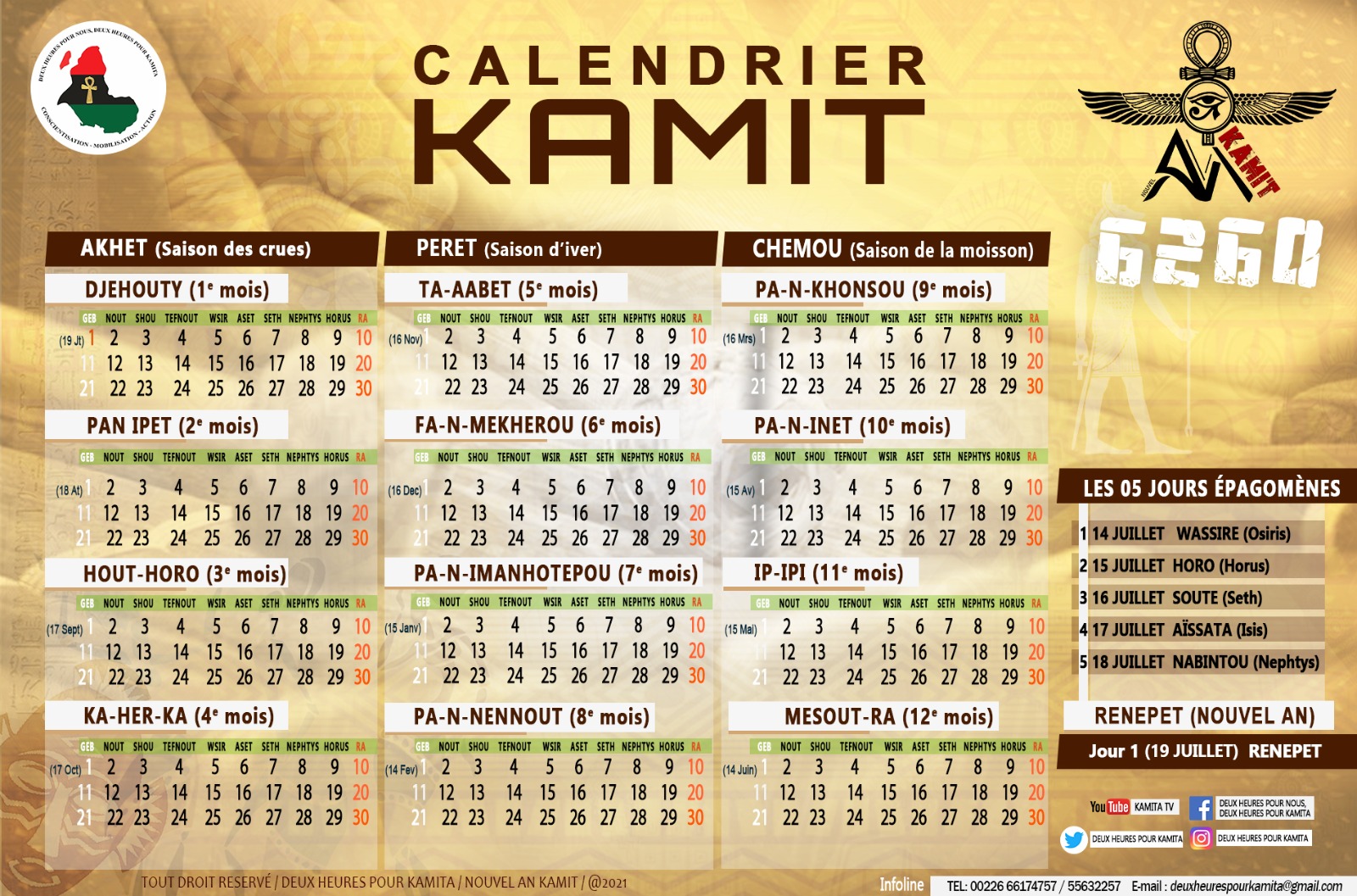 L’an 6260 du calendrier africain: Zoom sur une chronologie méconnue