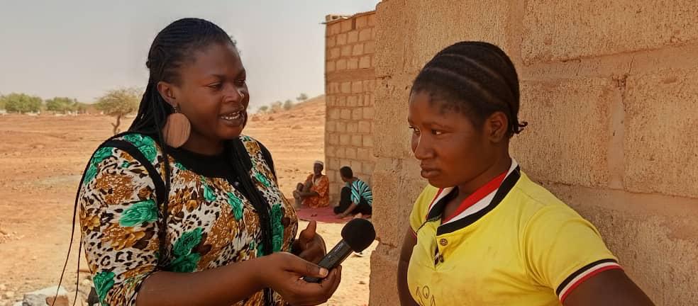 Portrait: Nelly Alexandra Tapsoba, engagée pour le journalisme humanitaire au Burkina Faso