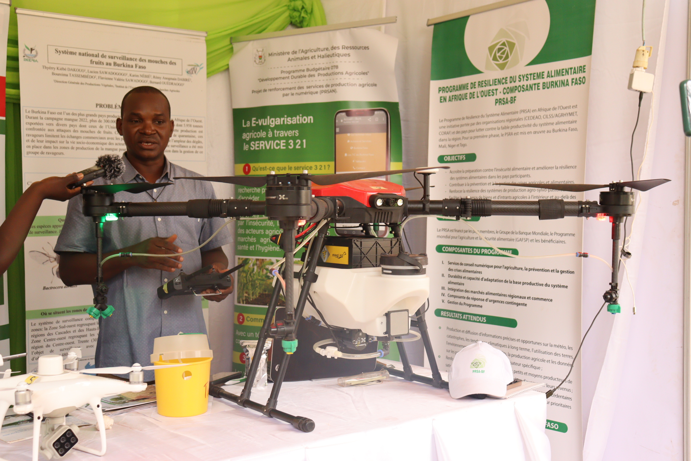 Burkina : à la découverte des drones agricoles