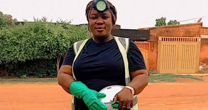 Carine Félicité Kaboré, la dame qui vidange les fosses septiques