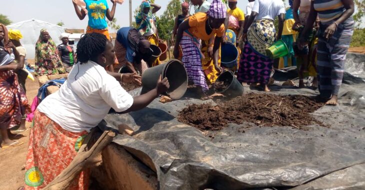 Ouahigouya: des femmes déplacées se réinventent grâce à l’engrais bio