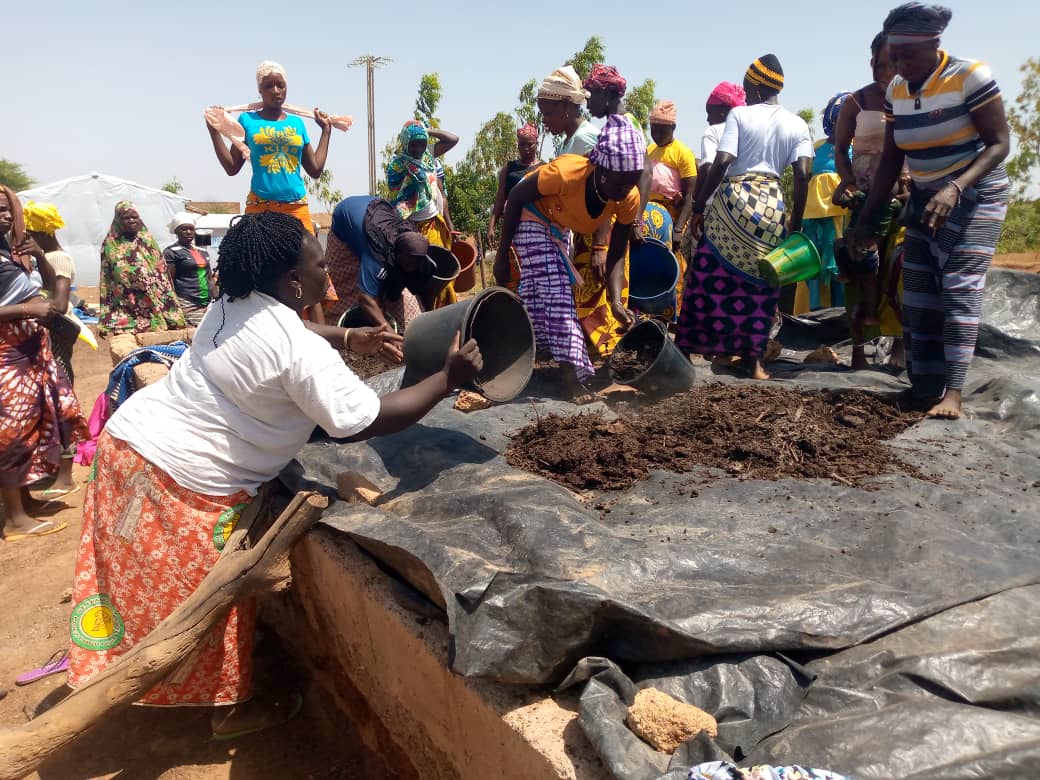 Ouahigouya: des femmes déplacées se réinventent grâce à l’engrais bio