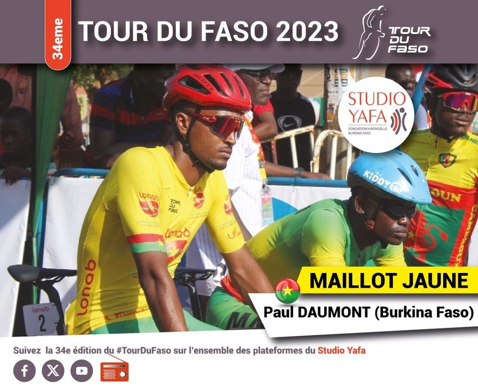 Tour du Faso: Paul Daumont remporte la 8e étape et garde le maillot jaune