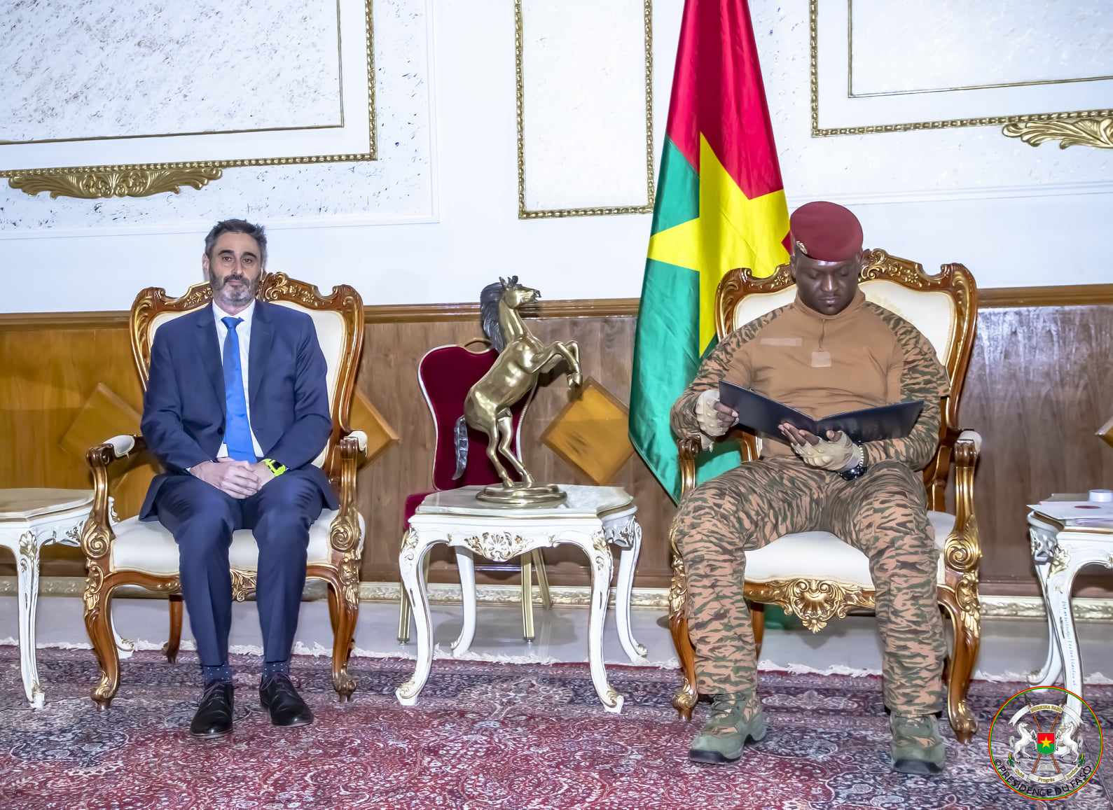 Coopération: le nouvel ambassadeur de l’UE au Burkina présente ses lettres de créances