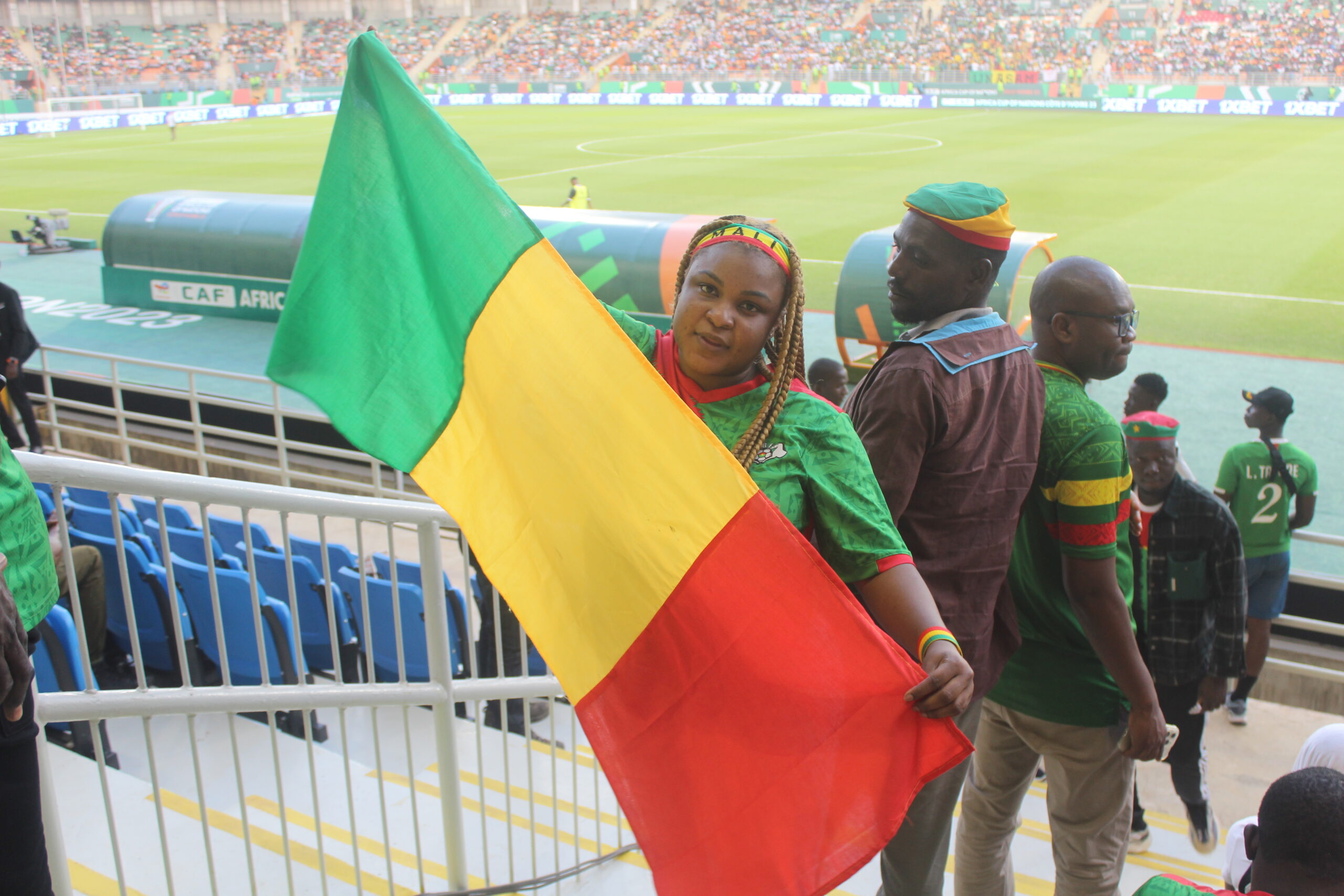 Match Burkina-Mali : Amsétou Maiga, la supportrice venue des Etats unis pour supporter les deux pays