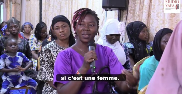 Femmes burkinabè : de la loi à l’action pour une vraie place dans la décision ( Dioula)