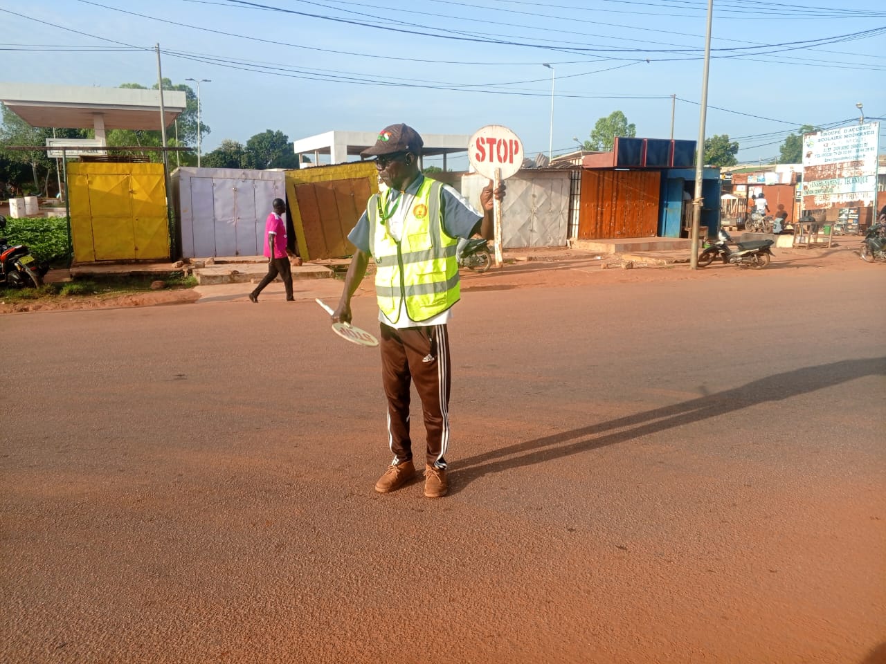 A Bobo Dioulasso, Daniel l’homme qui se bat pour la sécurité des autres en circulation