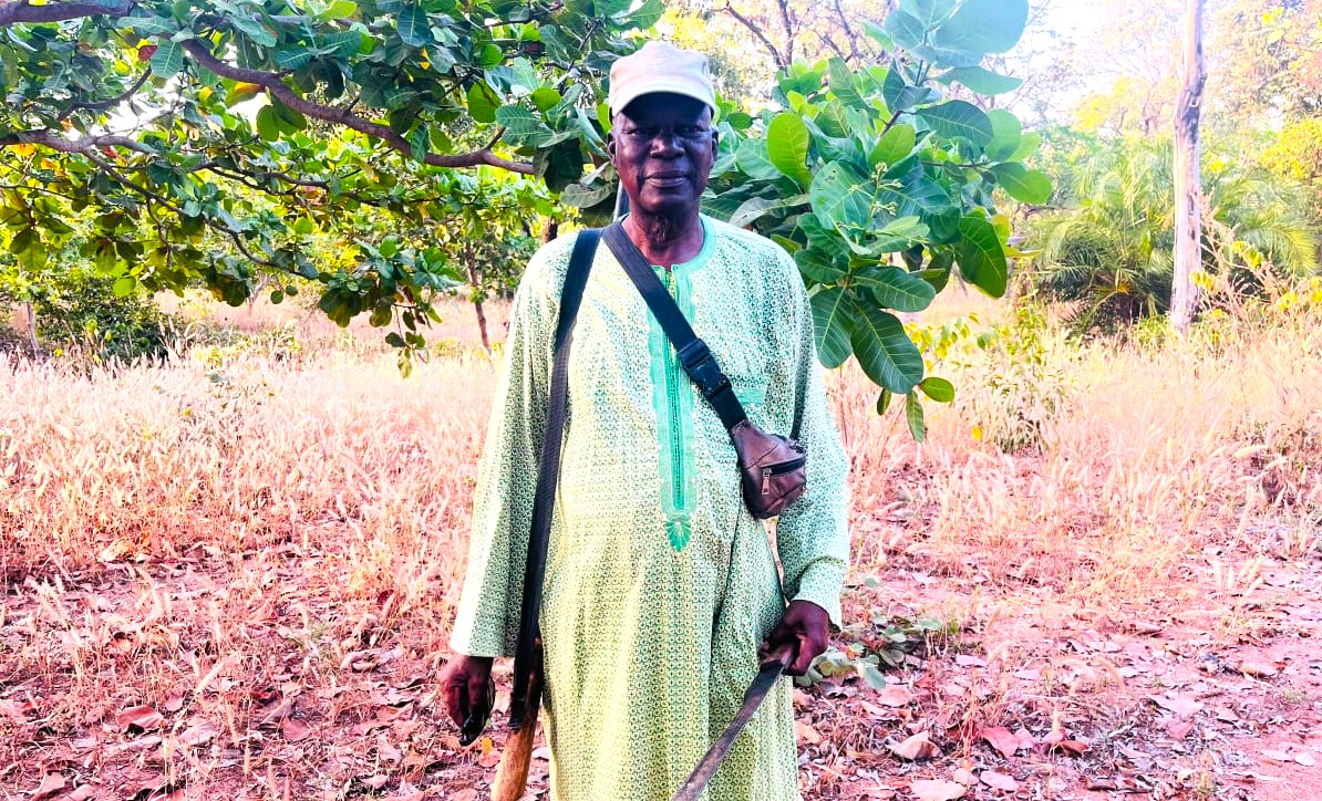 Du micro aux champs, la nouvelle vie d’un retraité à Niangoloko