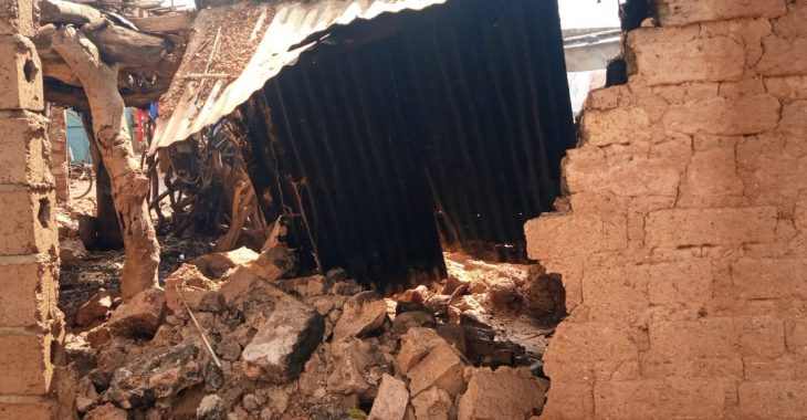 Kongoussi : des inondations, des maisons écroulées après de fortes pluies