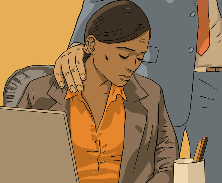 Harcèlement sexuel au travail : « On me touchait les fesses »