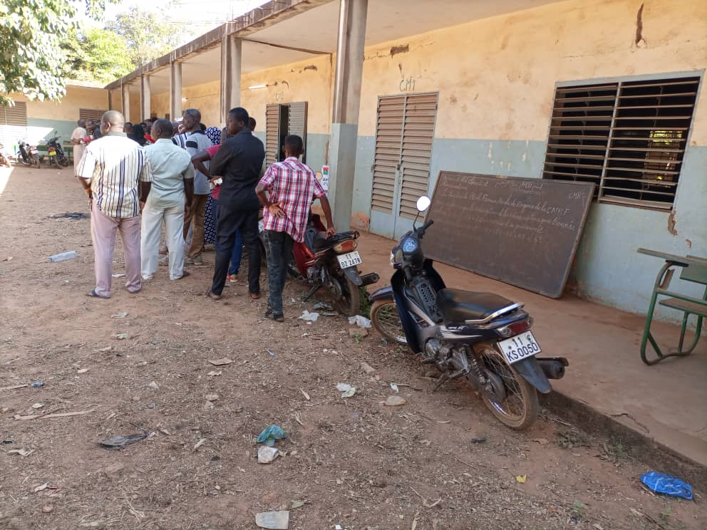 A Ouagadougou, les électeurs ne se bousculent  pas pour voter