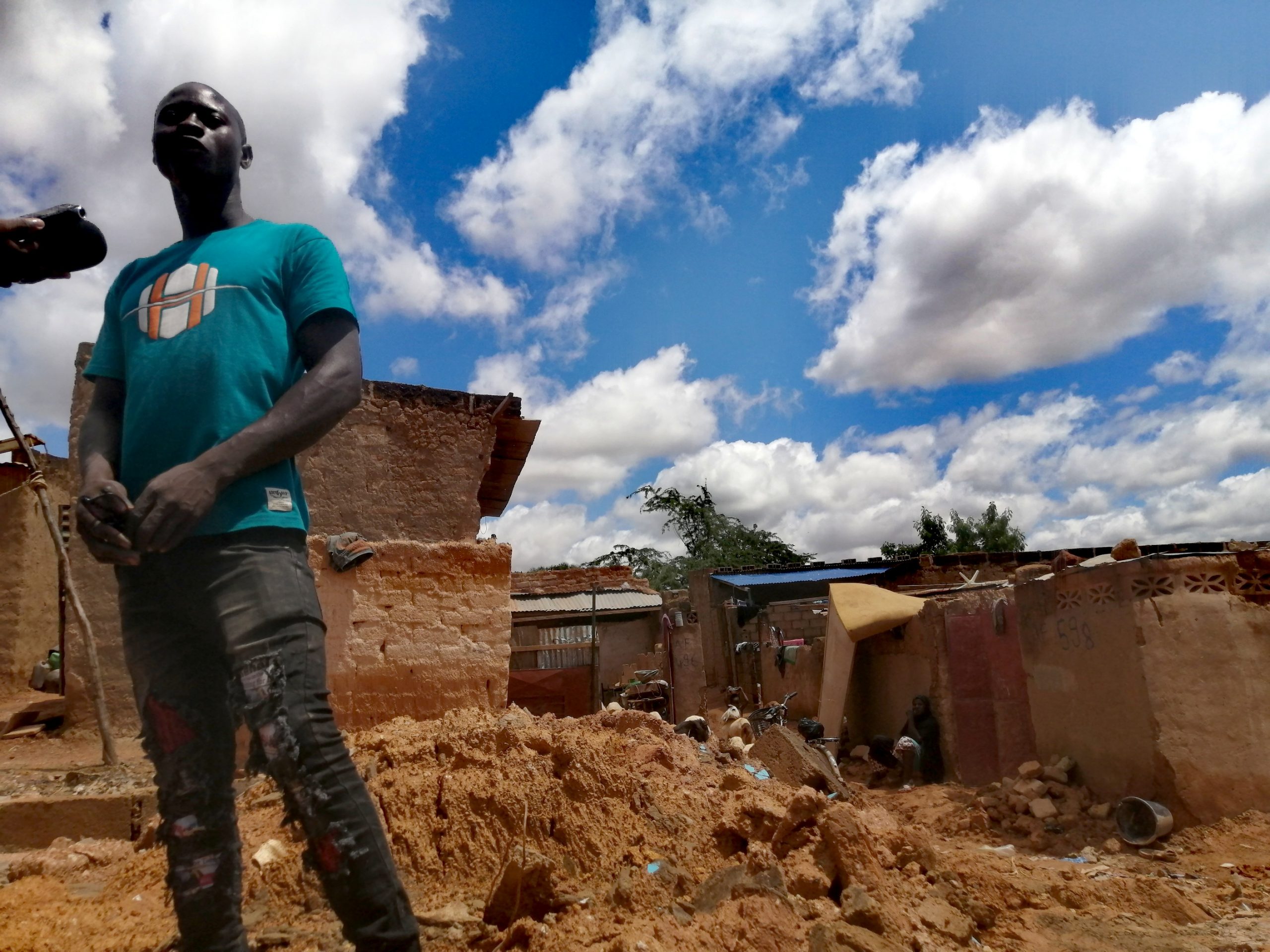 Inondations à Ouaga: colère et doléances de jeunes sinistrés