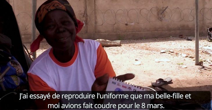 Les toiles de l'espoir à la carrière de granite de Pissy