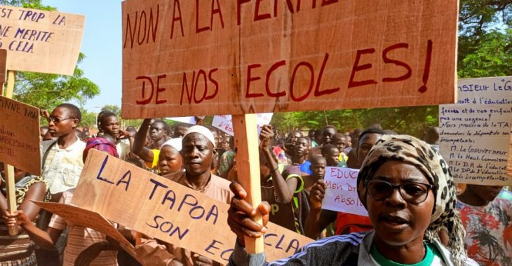 Diapaga : toujours pas de classe pour les élèves des établissements publics