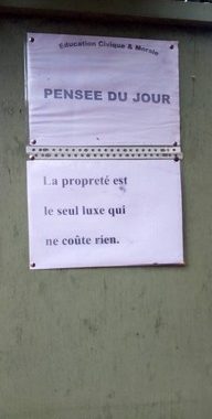 Insalubrité à l’école : Sensibiliser ou périr