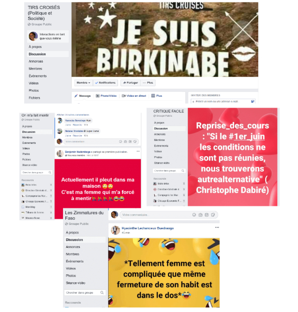 Burkina : attrait des jeunes pour les groupes de discussion sur Facebook